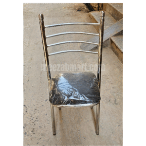 Chrome Steel Dining Chair with Cushion