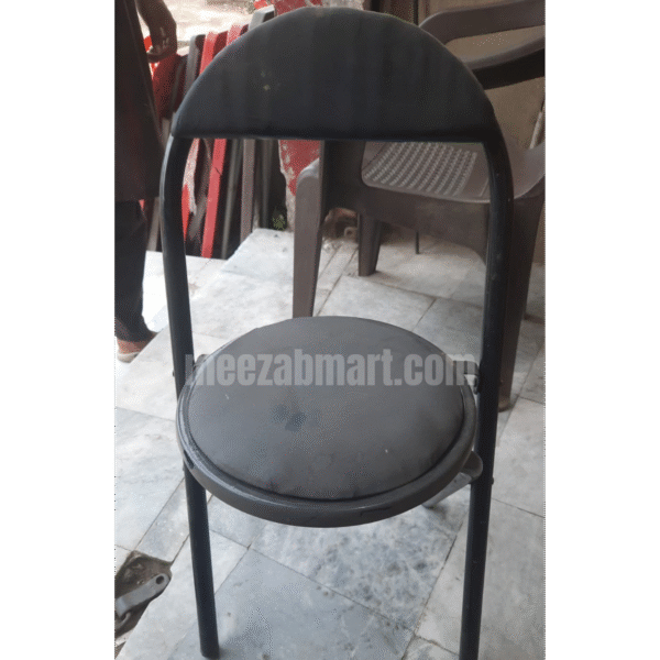 Folding Round Stool Chair - Image 2