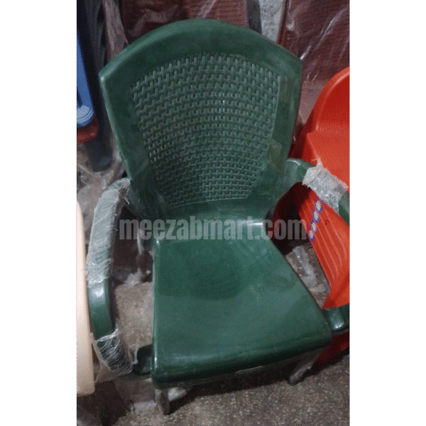 Heavy-Duty Plastic Chair – Blue & Orange