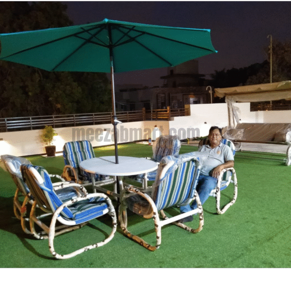 Outdoor Garden Sofa Set with Cushions - Image 3